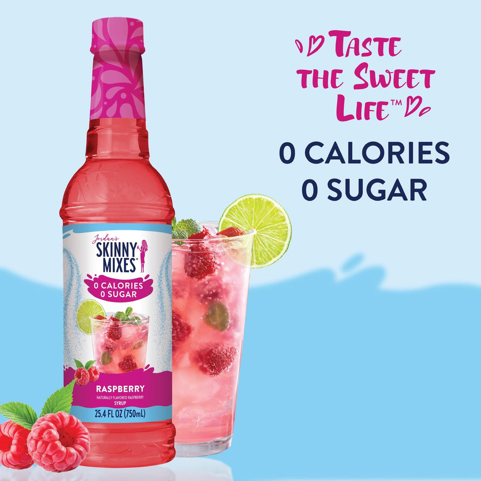 Jordan'S Skinny Mixes Sugar Free Syrup, Raspberry Flavor, Fruit Flavor