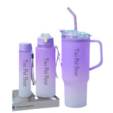 40oz Cup Gradient Three-piece Set