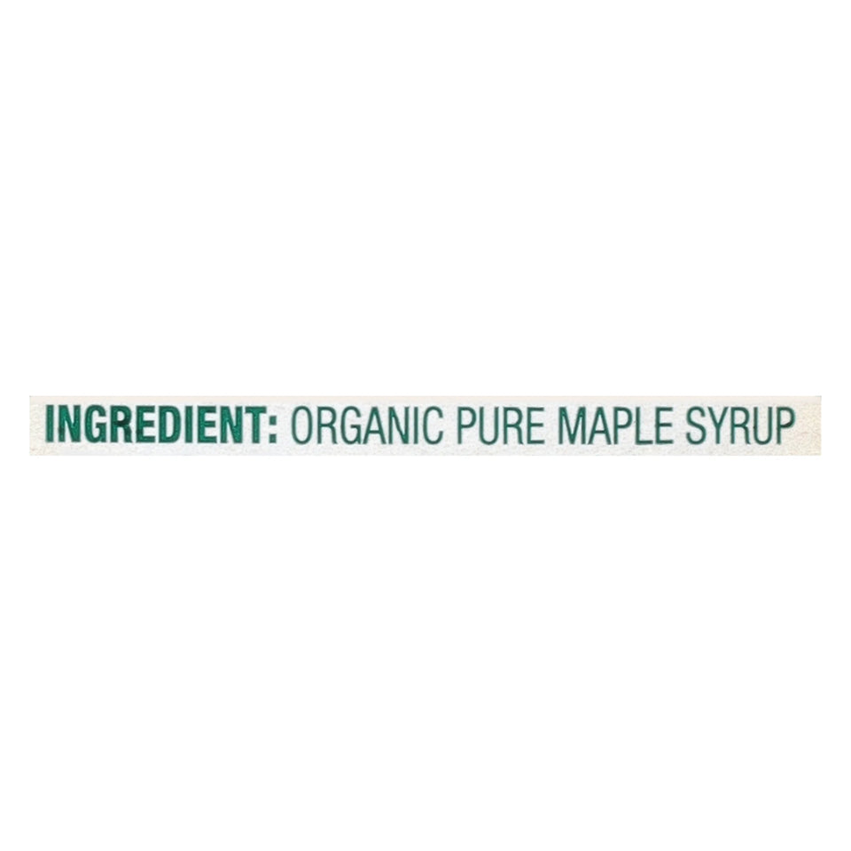 ® Organic 100% Pure Maple Syrup, Pour Glass Bottle, 8.5 Fl Oz