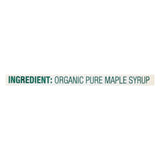 ® Organic 100% Pure Maple Syrup, Pour Glass Bottle, 8.5 Fl Oz