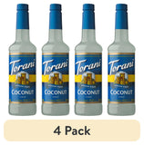 (4 Pack)  Sugar Free Coconut Flavoring Syrup, Drink Mix, Handcrafted Soda Flavoring, 25.4 Oz