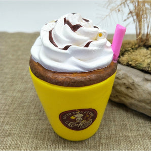 Jumbo Cute Coffee Cup Soft  Slow Rising Cream Scented Fun Kids Toy Funny Joke Toy For Children Gift Anti-Stress Toys 11cm