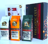 DARK ROAST VANUAT Dailiesdeals Organic Supreme Finest Artisan COFFEE Whole Bean Beans for Drip Coffee Cold Brew Espresso French Press Turkish Brew etc (Brazil, 16oz | Dark Roast)