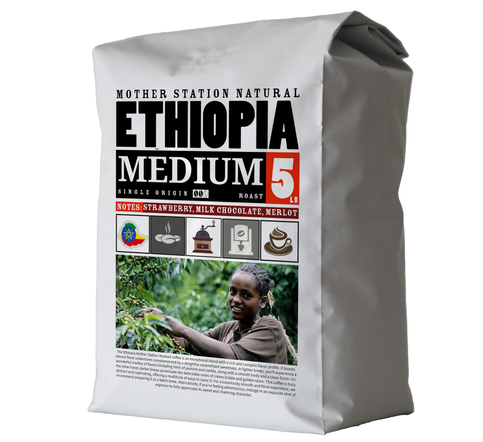 5lb Dailiesdeals COFFEE Whole Bean, Medium Roast, Delicious Taste, Heavenly Aroma - Fresh Bulk, Organic Fresh Artisan Premium Coffee Beans (5Pounds, 80 ounces, Brazil)