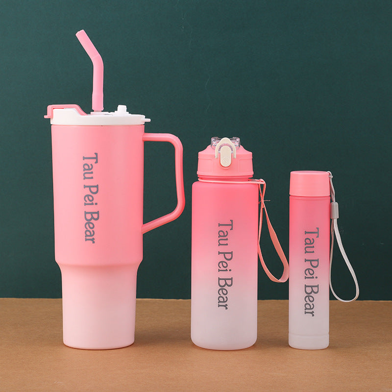 40oz Cup Gradient Three-piece Set