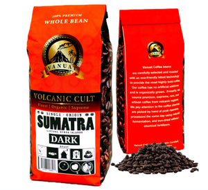 DARK ROAST VANUAT Dailiesdeals Organic Supreme Finest Artisan COFFEE Whole Bean Beans for Drip Coffee Cold Brew Espresso French Press Turkish Brew etc (Brazil, 16oz | Dark Roast)