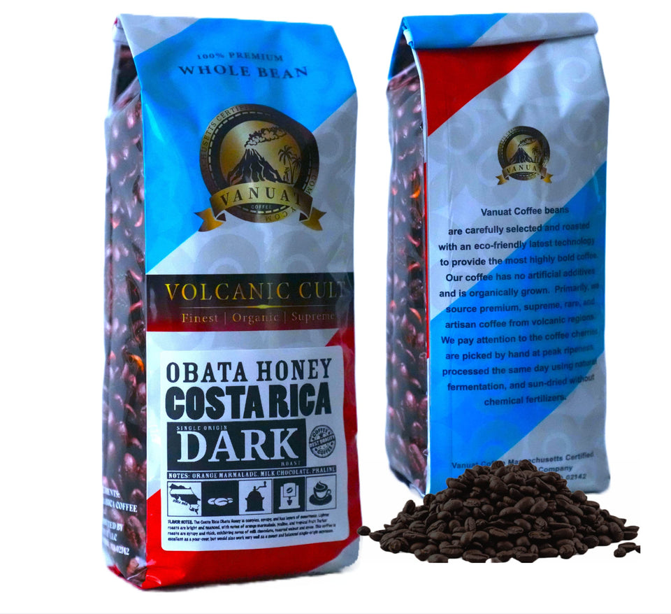 DARK ROAST VANUAT Dailiesdeals Organic Supreme Finest Artisan COFFEE Whole Bean Beans for Drip Coffee Cold Brew Espresso French Press Turkish Brew etc (Brazil, 16oz | Dark Roast)