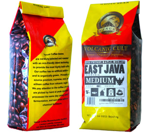 MEDIUM ROAST, Whole Bean Coffee, Organic Fresh Artisan Premium Beans (1 Pound, 16OZ, EL SALVADOR)