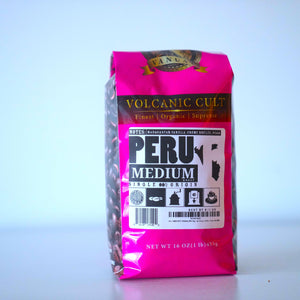 MEDIUM ROAST, Whole Bean Coffee, Organic Fresh Artisan Premium Beans (1 Pound, 16OZ, EL SALVADOR)