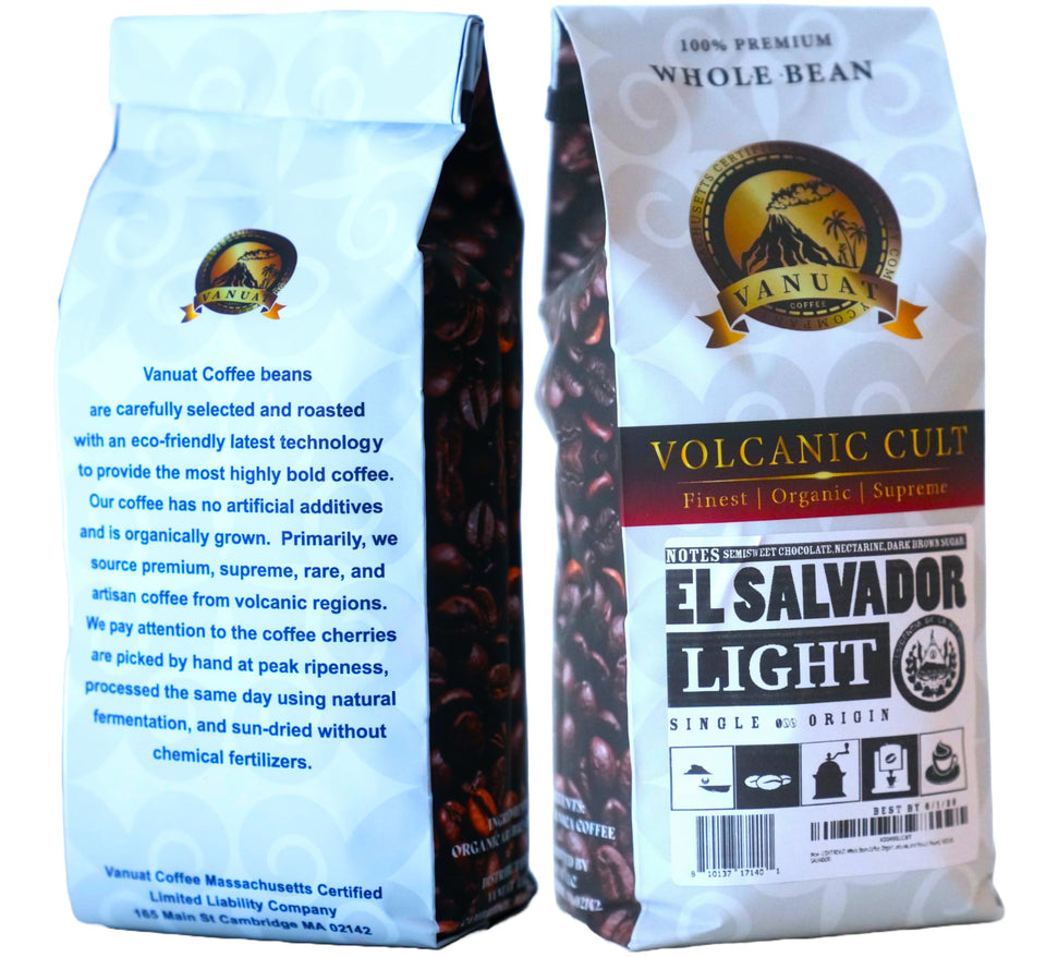 LIGHT ROAST, Whole Bean Coffee, Organic Fresh Artisan Premium Beans, Dailiesdeals Vanuat LLC COLLECTION (1 Pound, 16OZ, EL-SALVADOR)
