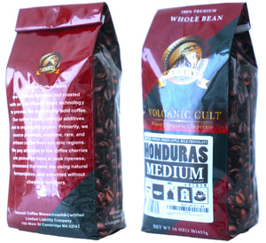 MEDIUM ROAST, Whole Bean Coffee, Organic Fresh Artisan Premium Beans (1 Pound, 16OZ, EL SALVADOR)