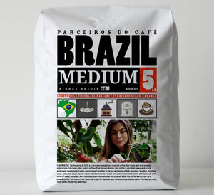 5lb Dailiesdeals COFFEE Whole Bean, Medium Roast, Delicious Taste, Heavenly Aroma - Fresh Bulk, Organic Fresh Artisan Premium Coffee Beans (5Pounds, 80 ounces, Brazil)