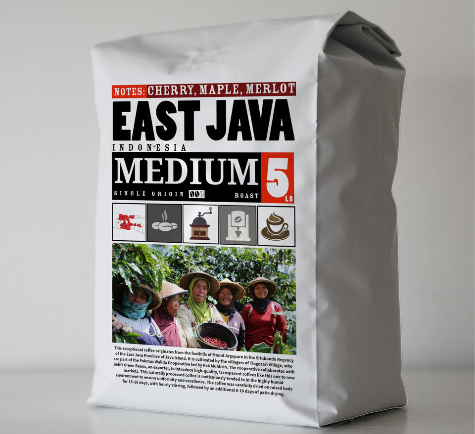 5lb Dailiesdeals COFFEE Whole Bean, Medium Roast, Delicious Taste, Heavenly Aroma - Fresh Bulk, Organic Fresh Artisan Premium Coffee Beans (5Pounds, 80 ounces, Brazil)