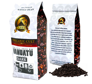 DARK ROAST VANUAT Dailiesdeals Organic Supreme Finest Artisan COFFEE Whole Bean Beans for Drip Coffee Cold Brew Espresso French Press Turkish Brew etc (Brazil, 16oz | Dark Roast)