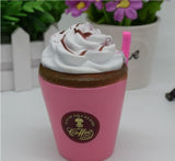 Jumbo Cute Coffee Cup Soft  Slow Rising Cream Scented Fun Kids Toy Funny Joke Toy For Children Gift Anti-Stress Toys 11cm