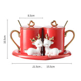 A Pair Of Suit Couple's Mugs