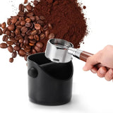 Coffee Knock Box Anti Slip Shock-Absorbent Espresso Grind Grounds Container Dump Waste Bin Home Cafe Accessories Barista Tools