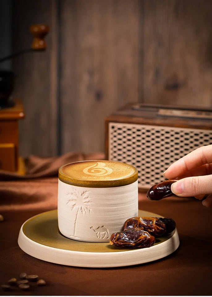 Coarse pottery espresso cup,Ceramic Mug, Simple & High-Grade Coffee Cup, Milk Cup