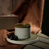 Coarse pottery espresso cup,Ceramic Mug, Simple & High-Grade Coffee Cup, Milk Cup