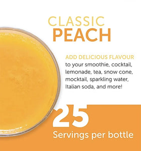 Peach Syrup 25.4 Fl Oz