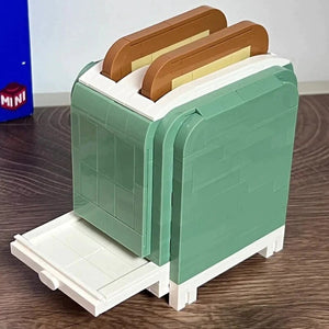 Mini Retro Coffee Machine Coffee Grinder Building Blocks Tide Play Toys