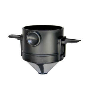 Folding Hand Coffee Tea Stainless Steel Double-layer Drip Filtering Tool Hanging Ear