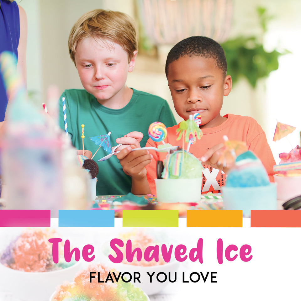 Snow Cone Maker Package with Syrup, Multicolor, Children-Friendly
