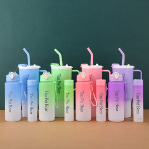 40oz Cup Gradient Three-piece Set