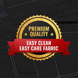 Chef Apron – Professional Black Twill – Cotton Straps - Smart Pockets - Adjustable for Men and Women – Pro Chef, Cook, Kitchen, Baker, Barista, Bartender, Server Aprons