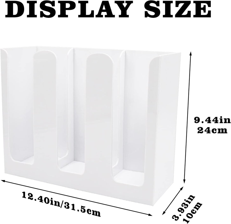 Disposable Paper Cup Dispenser, Acrylic Coffee Cup and Lid Storage Organizer Hol